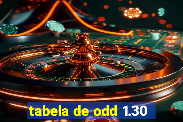 tabela de odd 1.30